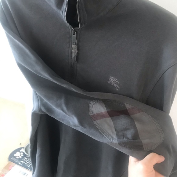 Burberry half zip sweater grey - Picture 2 of 4